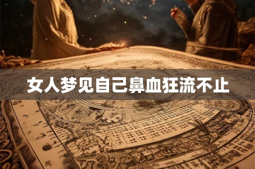 女人梦见自己鼻血狂流不止