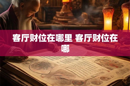 客厅财位在哪里 客厅财位在哪