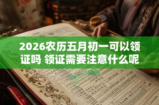 2026农历五月初一可以领证吗 领证需要注意什么呢 2026农历五月初一可以领证吗 领证需要注意什么呢