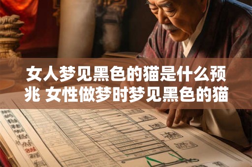 女人梦见黑色的猫是什么预兆 女性做梦时梦见黑色的猫是否对未来有特殊的预示意义 女人梦见黑色的猫是什么预兆 女性做梦时梦见黑色的猫是否对未来有特殊的预示意义