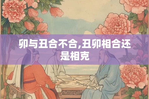 卯与丑合不合,丑卯相合还是相克