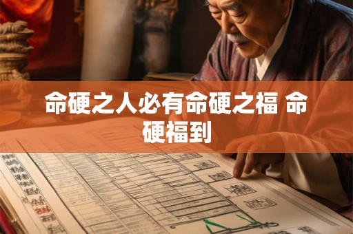 命硬之人必有命硬之福 命硬福到