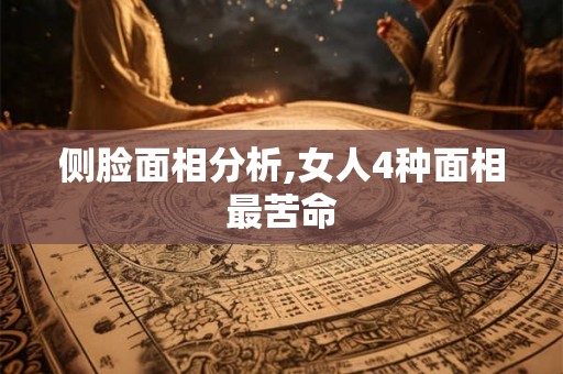 侧脸面相分析,女人4种面相最苦命