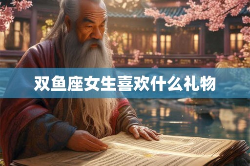 双鱼座女生喜欢什么礼物 双鱼座女生喜欢什么礼物