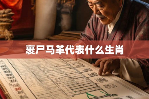 裹尸马革代表什么生肖