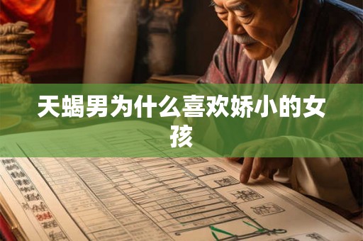 天蝎男为什么喜欢娇小的女孩 天蝎男为什么喜欢娇小的女孩