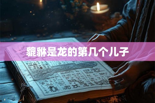 貔貅是龙的第几个儿子