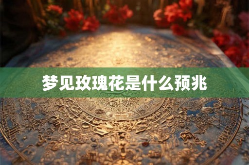 梦见玫瑰花是什么预兆 梦见玫瑰花是什么预兆