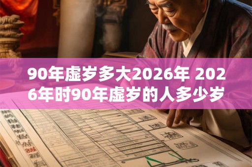 90年虚岁多大2026年 2026年时90年虚岁的人多少岁
