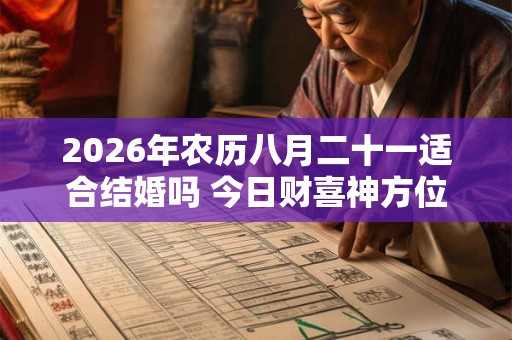 2026年农历八月二十一适合结婚吗 今日财喜神方位