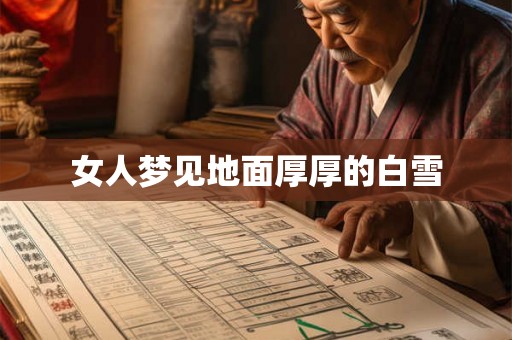 女人梦见地面厚厚的白雪