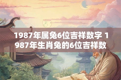 1987年属兔6位吉祥数字 1987年生肖兔的6位吉祥数字是什么