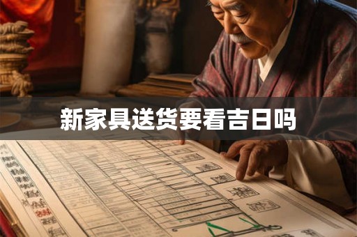 新家具送货要看吉日吗 新家具送货要看吉日吗