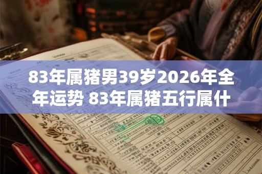83年属猪男39岁2026年全年运势 83年属猪五行属什么命