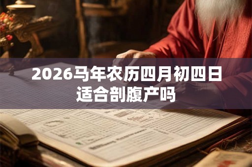 2026马年农历四月初四日适合剖腹产吗 2026马年农历四月初四日适合剖腹产吗