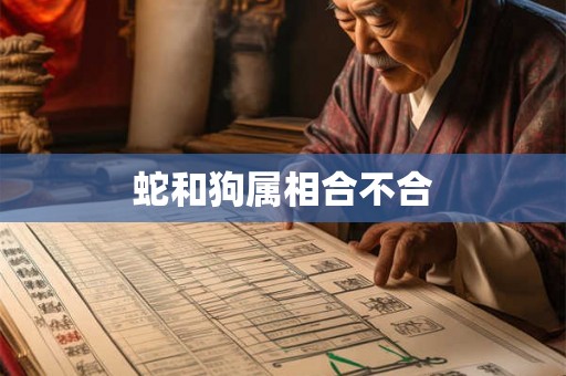 蛇和狗属相合不合