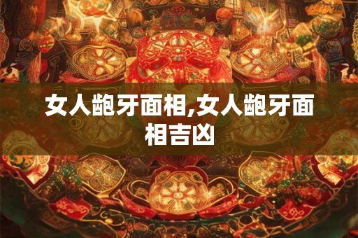 女人龅牙面相,女人龅牙面相吉凶
