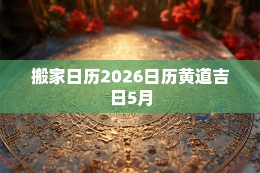 搬家日历2026日历黄道吉日5月 搬家日历2026日历黄道吉日5月