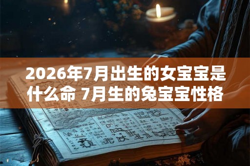 2026年7月出生的女宝宝是什么命 7月生的兔宝宝性格好不好