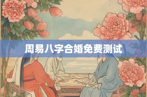 周易八字合婚免费测试 周易八字合婚免费测试