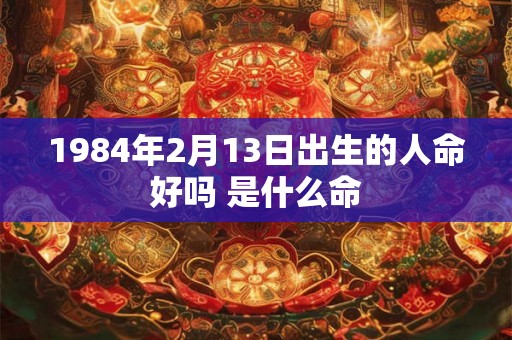 1984年2月13日出生的人命好吗 是什么命