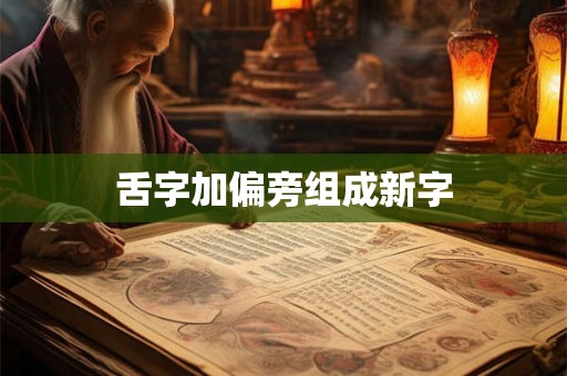 舌字加偏旁组成新字 舌字加偏旁组成新字