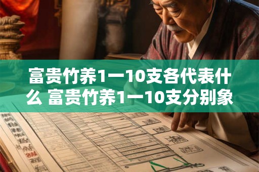 富贵竹养1一10支各代表什么 富贵竹养1一10支分别象征什么意义