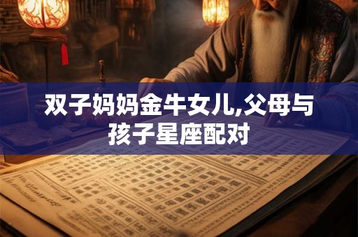 双子妈妈金牛女儿,父母与孩子星座配对