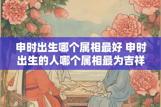 申时出生哪个属相最好 申时出生的人哪个属相最为吉祥