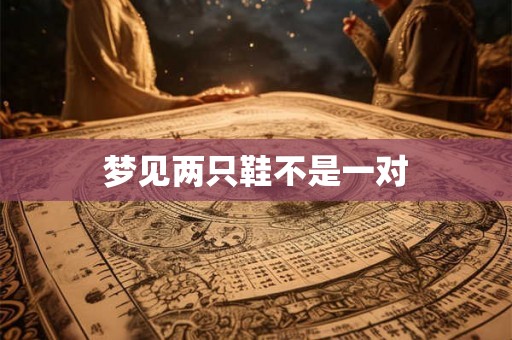 梦见两只鞋不是一对