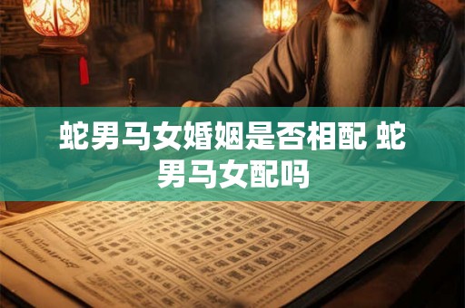 蛇男马女婚姻是否相配 蛇男马女配吗