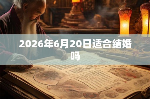 2026年6月20日适合结婚吗