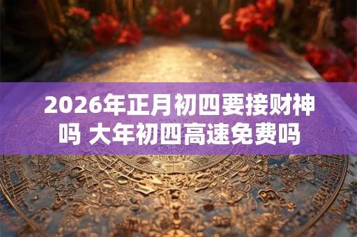 2026年正月初四要接财神吗 大年初四高速免费吗 2026年正月初四要接财神吗 大年初四高速免费吗