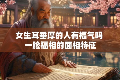 女生耳垂厚的人有福气吗 一脸福相的面相特征