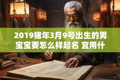 2019猪年3月9号出生的男宝宝要怎么样起名 宜用什么字