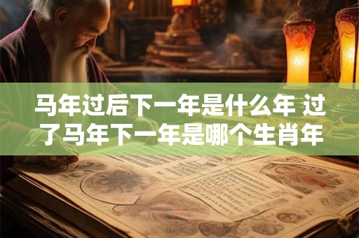 马年过后下一年是什么年 过了马年下一年是哪个生肖年 马年过后下一年是什么年 过了马年下一年是哪个生肖年