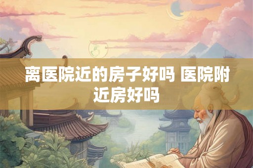 离医院近的房子好吗 医院附近房好吗 离医院近的房子好吗 医院附近房好吗