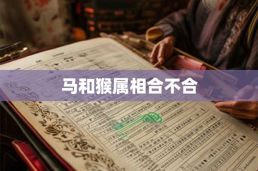 马和猴属相合不合