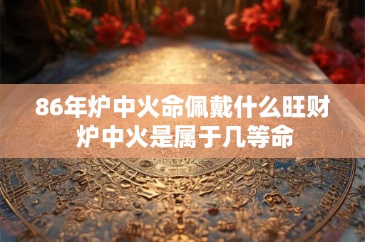 86年炉中火命佩戴什么旺财 炉中火是属于几等命