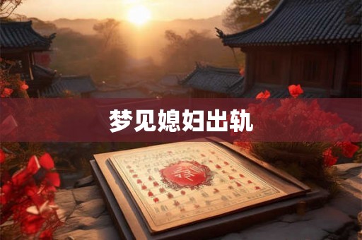 梦见媳妇出轨