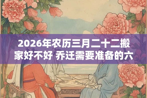 2026年农历三月二十二搬家好不好 乔迁需要准备的六样水果