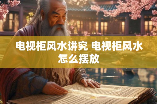 电视柜风水讲究 电视柜风水怎么摆放 电视柜风水讲究 电视柜风水怎么摆放