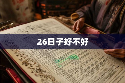 26日子好不好