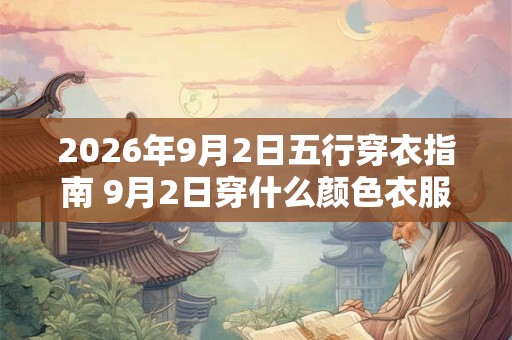2026年9月2日五行穿衣指南 9月2日穿什么颜色衣服