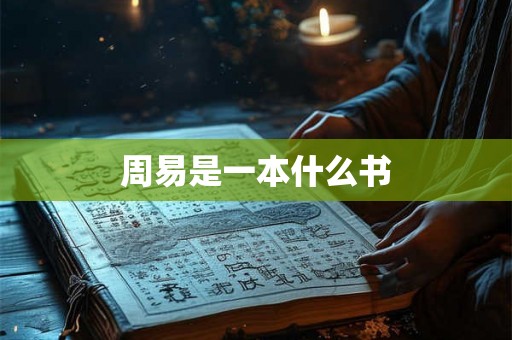 周易是一本什么书 周易是一本什么书