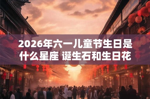 2026年六一儿童节生日是什么星座 诞生石和生日花查询