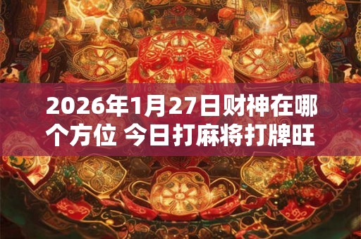 2026年1月27日财神在哪个方位 今日打麻将打牌旺运方位