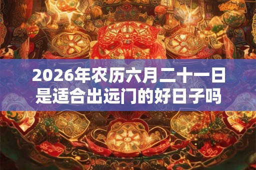 2026年农历六月二十一日是适合出远门的好日子吗
