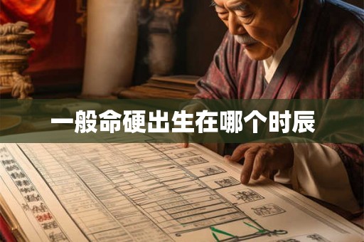 一般命硬出生在哪个时辰
