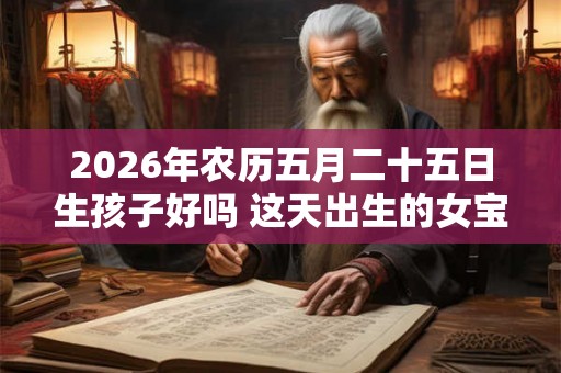 2026年农历五月二十五日生孩子好吗 这天出生的女宝宝什么命